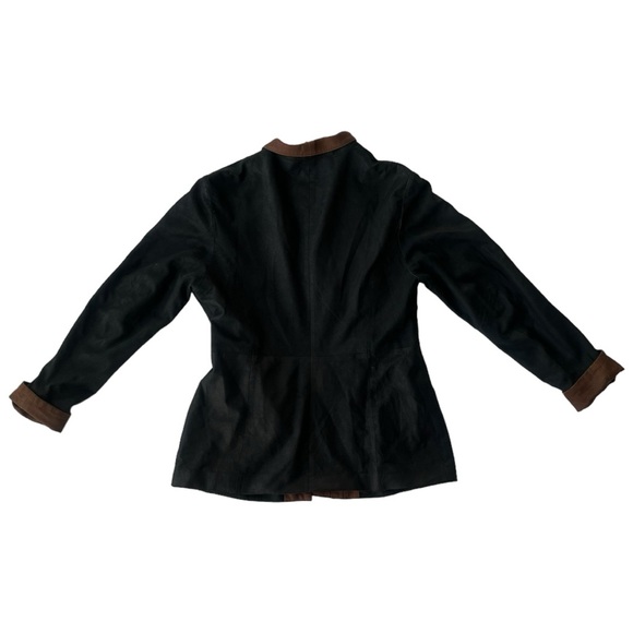 Stunning Structural Adam Leather Jacket Made in Italy Size 44 - Picture 8 of 8